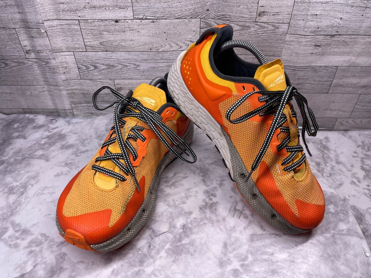 Altra Sneakers Men 9.5 timp 4 Running Shoes Orange Yellow  display picture 1