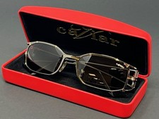 Caviar M1791-C82 Gunmetal 56mm Unisex Sunglasses Rectangular Brown Lens Italy