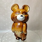 Soviet Olympic Bear Misha porcelain figurine USSR Porcelain 1980 Moscow Games