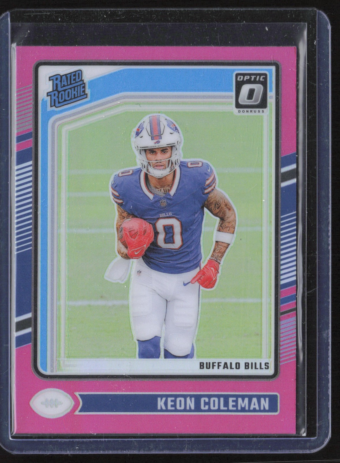 Keon Coleman 2024 Donruss Optic Pink #263