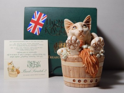 NEW IN THE BOX - Harmony Kingdom ''BACK SCRATCH II 2'' Treasure Jests - ENGLAND