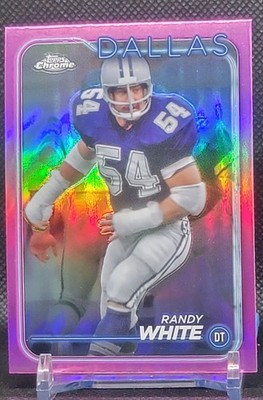 Randy White 2024 Topps Chrome - #48 Pink Refractor Cowboys