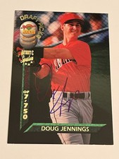 1994 Signatures Rookies Reds Doug Jennings Draft Picks Auto /7750 #95