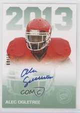 2013 Press Pass Press Pass Signings Green 8/15 Alec Ogletree #PPS-AO Auto 0c2
