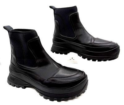 Stella McCartney Trace Chelsea Utility Ankle Boots Vegan Black US 11-11.5 EU 43