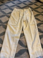 A-new-day Women's White and Cream Trousers