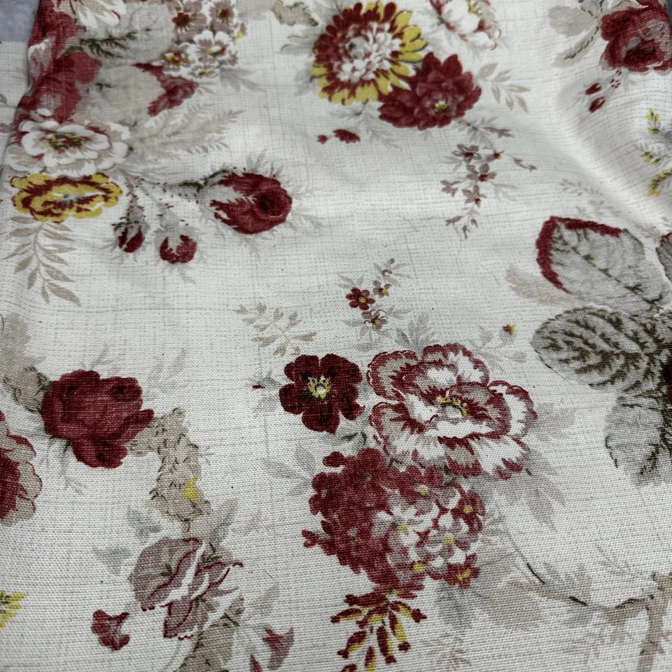 Tela Waverly Norfolk Rosa 57" X 76" 100% Algodón Floral Foto 2 de 4