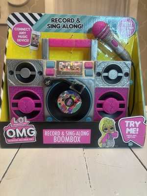 #ad LOL Surprise O.M.G. Record amp; Sing Along Boombox Tested Working w Lights amp; Sounds $24.99
