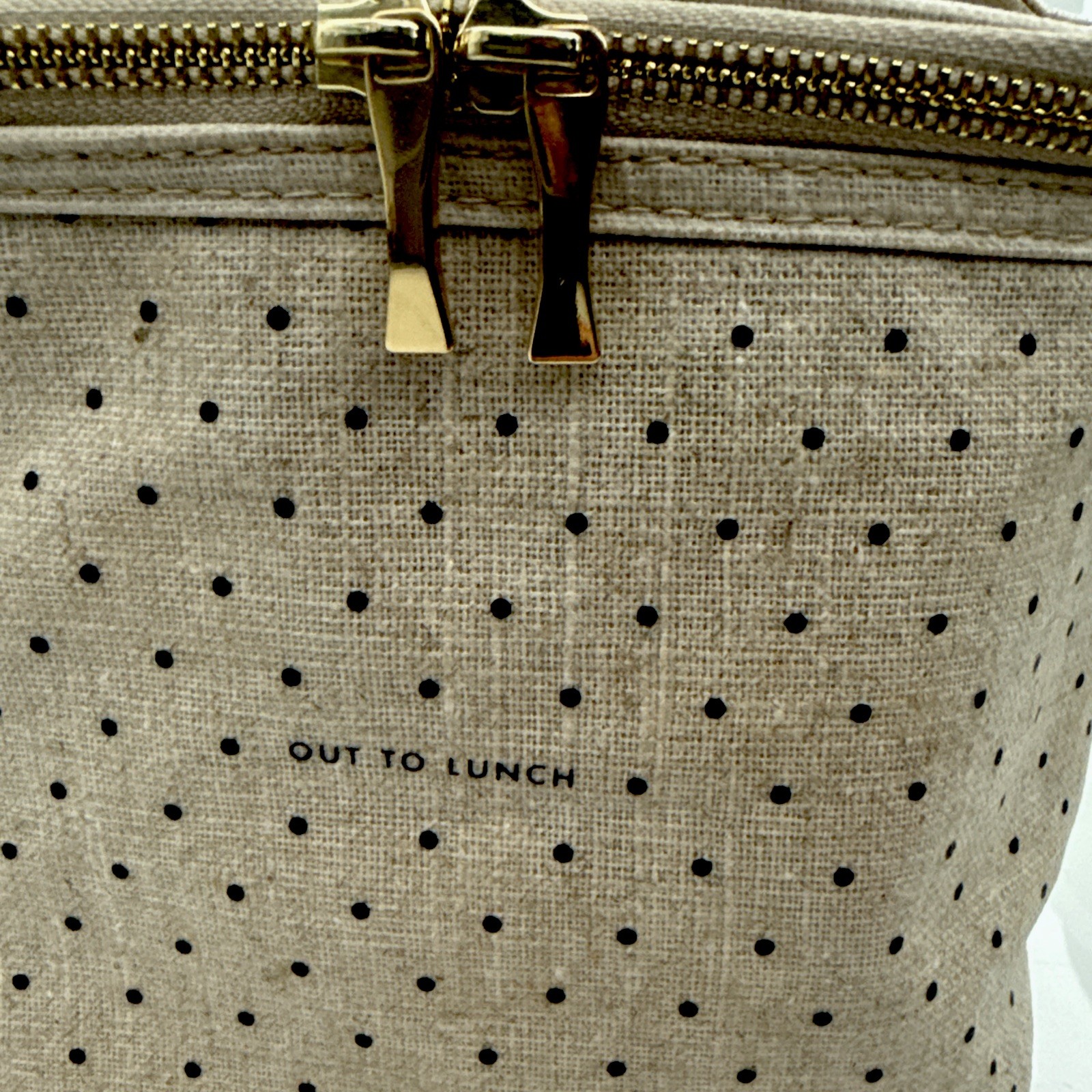 Kate Spade Designer Lunch/Make-Up Bag Insulated Polka Dot - Sold Out image 3