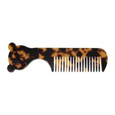 1 Pc Cute Cartoon Anti-Static Handle Hair Comb Brown