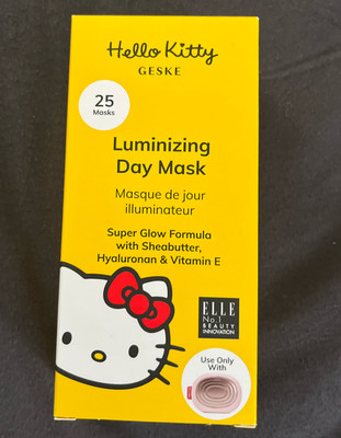 GESKE Hello Kitty 25 Masken (eine Packung) Luminizing Day Mask