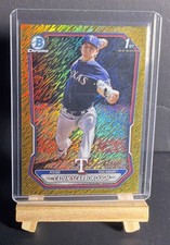 2026 Bowman Caden Scarborough 1st Chrome Gold...