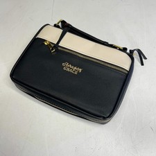 CHRISTIAN ART GIFTS Amazing Grace Faux Leather Bible Cover 6"x9" Black BBM642