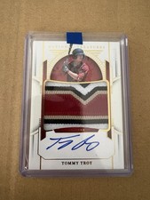 2024 Panini National Treasures -Material Signatures Tommy Troy Auto /49