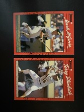 Donruss 1990 A’s Baseball Cards Pair - #185 McGwire #268 Steinbach