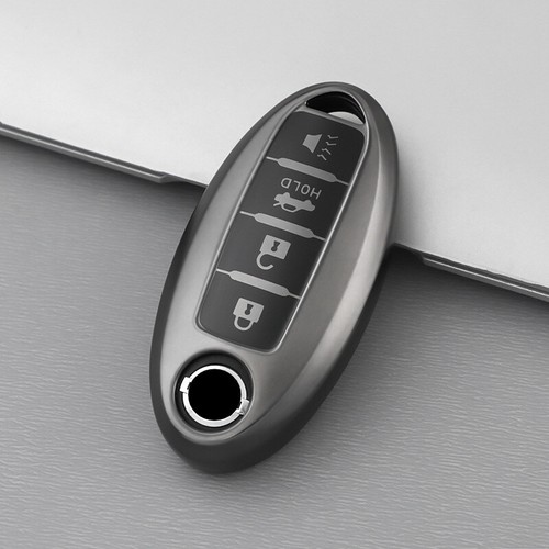 TPU Smart Key Fob Cover For Nissan Altima Rogue Sentra Maxima Titan XD 4 Button - Picture 3 of 7