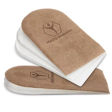 Mars Wellness Gel Heel Lift - 3 Layers, 1/8" per Layer, Adjustable Height -...