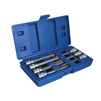 BlueSpot Tools 1Cm Drive Extra Lang Spline Buchse Bit Set, 7 Teile B/S01512