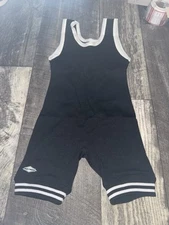 Matman Wrestling Singlet Youth Boys Kids Double Knit Nylon Made USA Size XS
