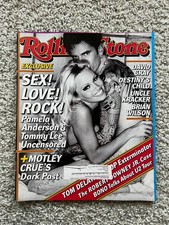 Rolling Stone Magazine - May 2001 #868 Pamela Anderson and Tommy Lee Motley Crue