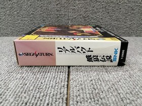 Real Bout Fatal Fury Sega Saturn with 1MB RAM Cartridge Japanese Version Used