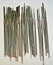 Vintage Mixed lot of 31 Steel -HERO/ BOYE /Etc. - Crochet hooks Made in U.S.A.