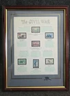 7 Stamps of the Civil War. Limited Edition 13.5” x 17.5”. Vintage. Collectible