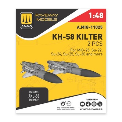 Ammo MIG A.MIG-11025 - 1/48 KH-58 Kilter (2 pcs) - Neu