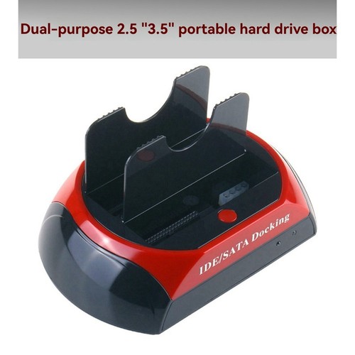 Dual Slot Hard Drive Docking Station for 2.5&3.5 Inch SATA/IDE HDD SSD USB6144 - Afbeelding 10 van 10