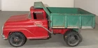 Vintage 1962 Tonka Toys Red & Green Dump Truck Dual Rear Wheel