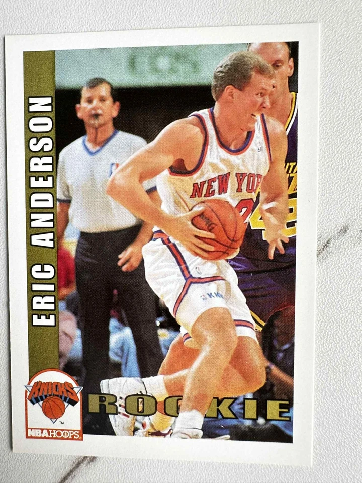 Lote de tarjetas de baloncesto 1992-93 NBA Hoops New York Knicks (14 tarjetas) Foto 4 de 4