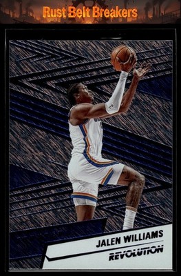 2024-25 Panini Revolution Jalen Williams #55 Blue Storm Oklahoma City Thunder