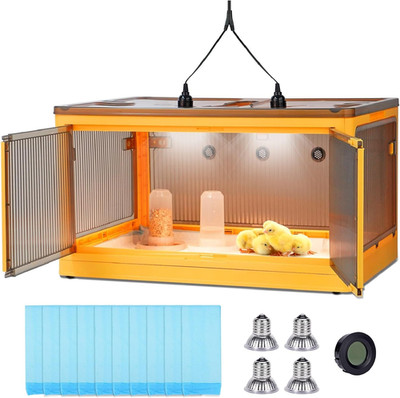 Large Chicken Brooder Box for Up to 30 Chicks, Ducks, and More!