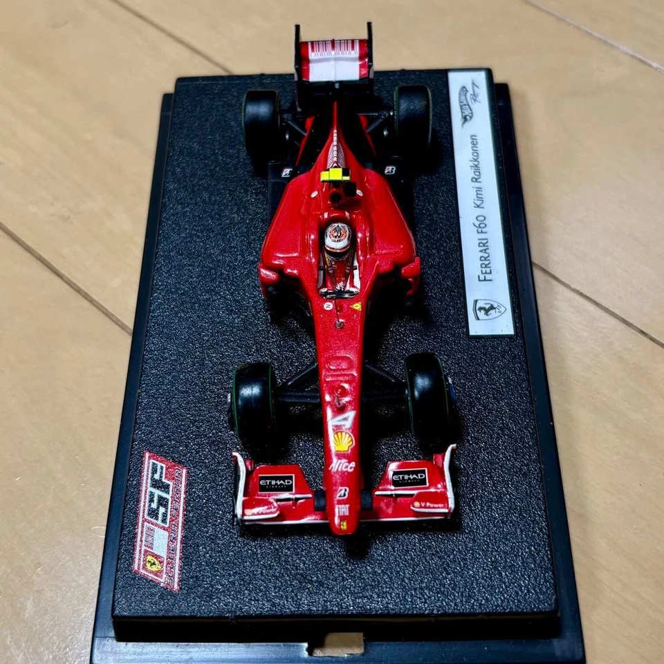 Modellino auto Mattel 1/43 Ferrari F60 K. Raikkonen codice a barre vintage... - Immagine 2 di 4