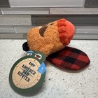 New Barkbox Another Dam Hipster Small Bark Dog Plush Stuffed Crinkle Squeaky Toy — photo 4