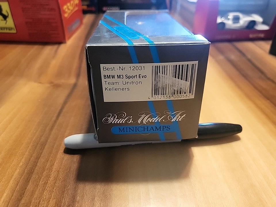 Minichamps 1:43 BMW M3 Sport Evo Team Unitron #14 1991 - Image 4 of 4