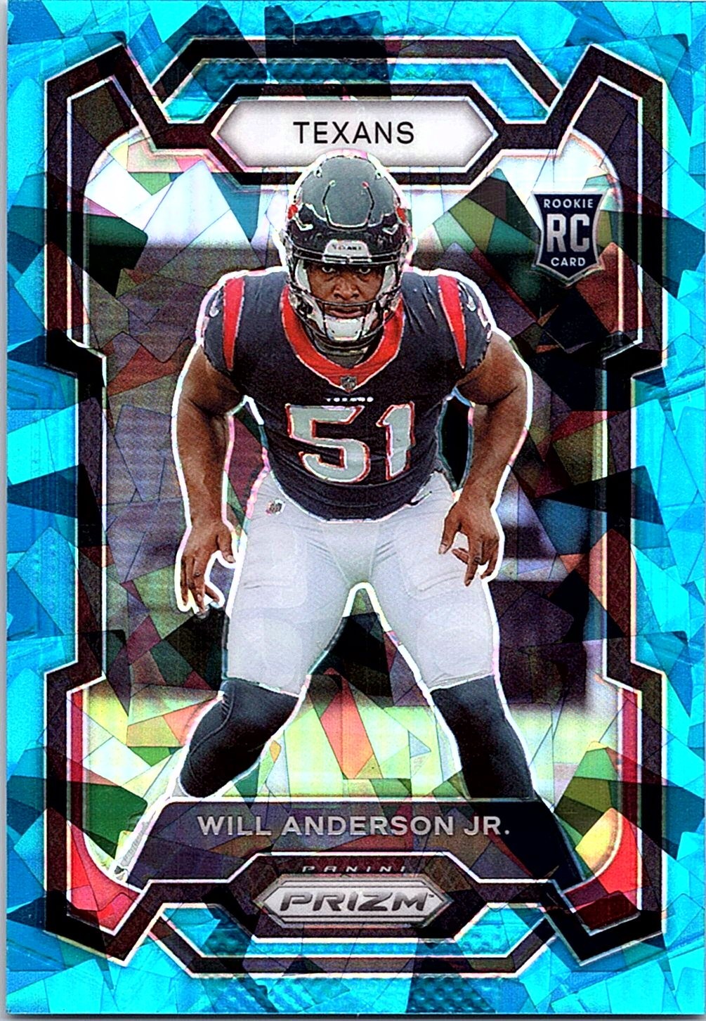 2023 Panini Prizm #342 Will Anderson Jr. Blue Ice #/99