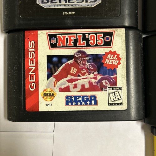 Lot Of 7 Sega Genesis Games Untested Sports Games. NHL 95 NHL 97 And More - Picture 7 of 11
