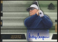 Upper Deck SP Game Used Billy Casper Auto Golf PGA