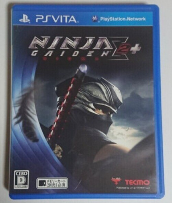 PS Vita NINJA GAIDEN Σ2 PLUS 2013 Japanese Games With Box Tested Genuine