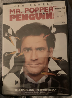 Mr. Popper s Penguins (DVD) Jim Carey  New. Sealed