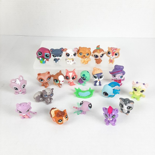 Littlest Pet Shop lotto di oltre 15 figure di animali assortiti pesci gatti criceti cani Littlest Pet Shop lotto di oltre 15 figure di animali assortiti pesci gatti criceti cani
