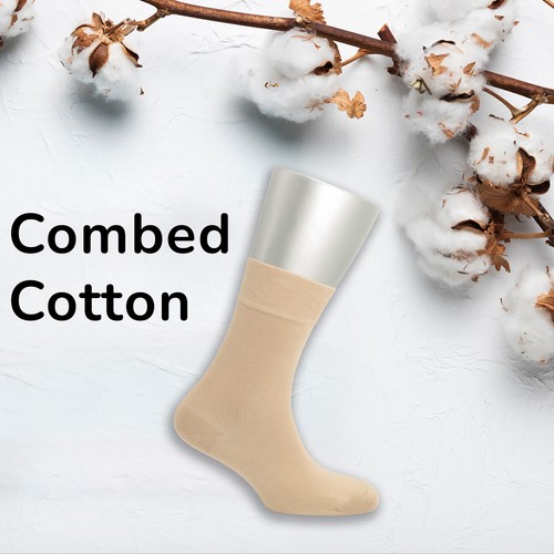 Cosyfeel® Women Crew Dress Socks 4-Pack Cotton Material Durable Seamless Toe - Picture 52 of 80