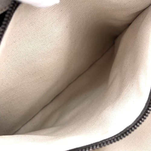 GUCCI Tote Bag GG Supreme Leather Braided Logo Brown PVC Authentic - 第 14/24 張圖片