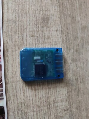Carte Mémoire Officielle Sony Pour PlayStation 1 (PS1) - SCPH-1020, Transparente Rouge