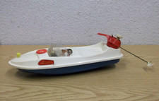50er60er Lido Boot Motorboot mit Aufzugswerk Kunststoff 50s 60s Vintage