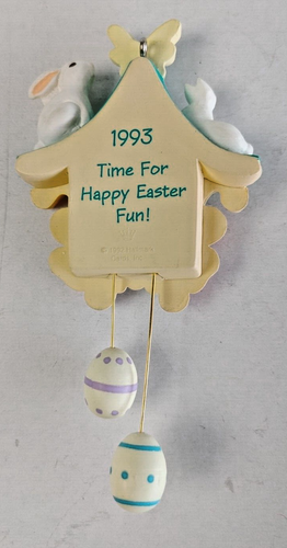 Vintage Hallmark Dated 1993 Easter Ornament Time for Easter #20626 - Picture 5 of 5