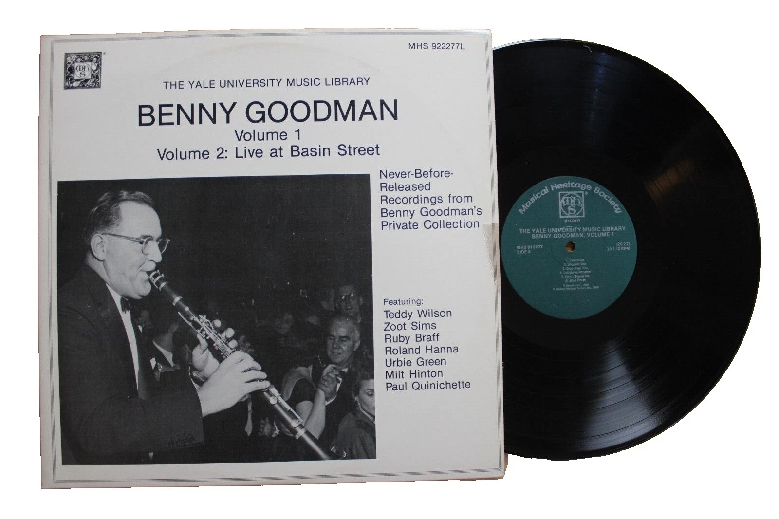 Discos de vinilo de rock Benny Goodman