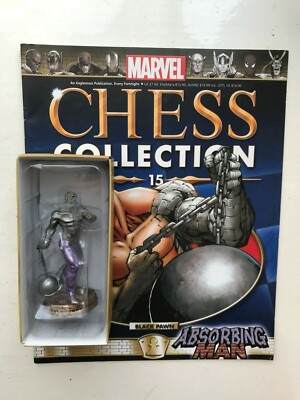 Marvel Chess Collection Ausgabe 15 Absorbierend Mann Eaglemoss Figur + Mag