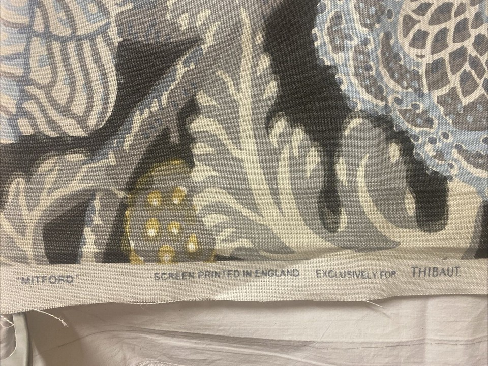 THIBAUT "Mitford" Fabric / Colorway Grey eBay